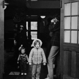 Spiritus pizza movie kids in front double door entrance